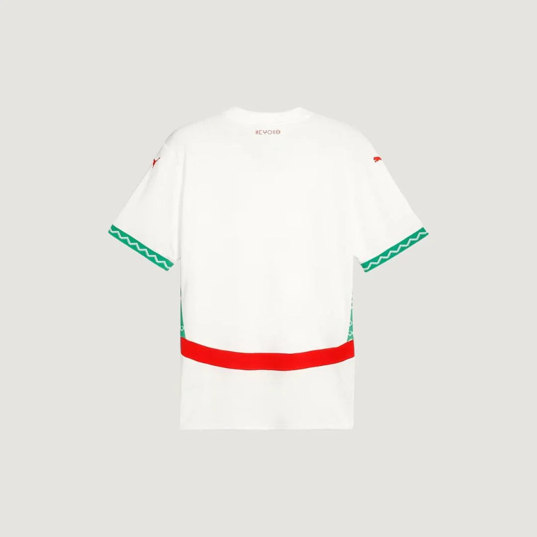 Maroc - Maillot Extérieur 24/25 - Blanc, Vert, Rouge