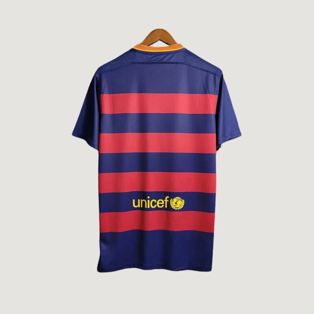 FC Barcelone - Maillot Rétro 15/16 - Bleu, Rouge