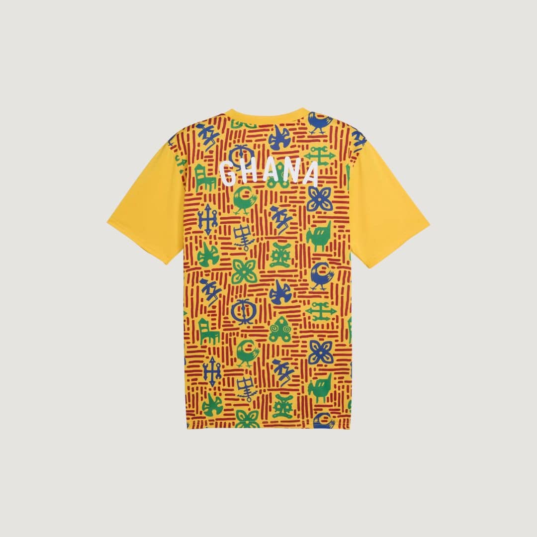 Ghana - Maillot d'avant-match 24/25 - Jaune