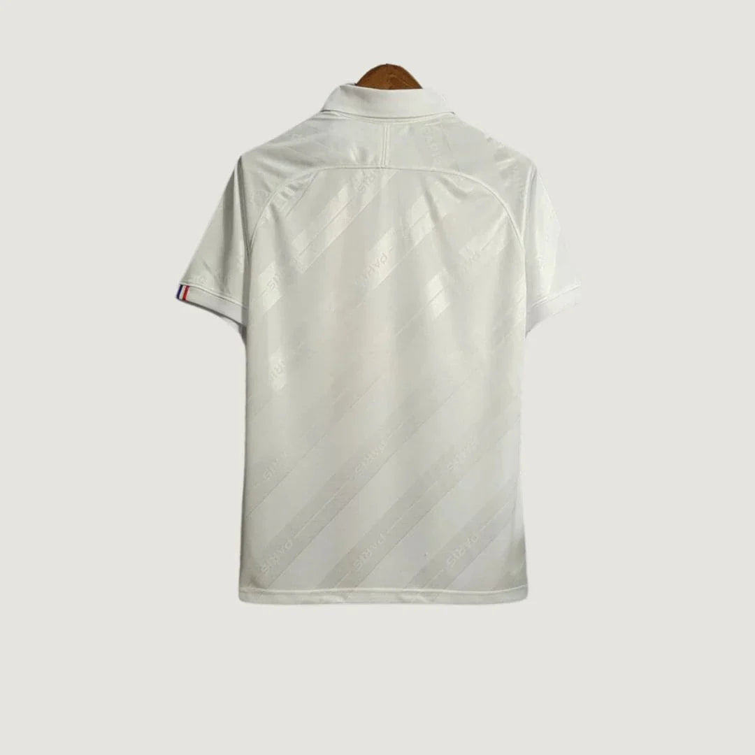 Paris Saint Germain ( PSG ) - Maillot Rétro 19/20 - Blanc