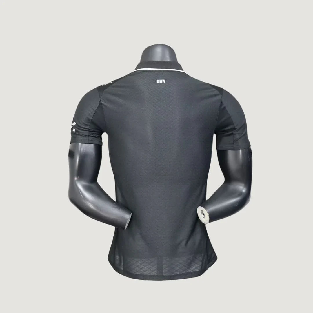 Manchester City – Maillot Fourth 2025/26 – Noir & Blanc ( Player )