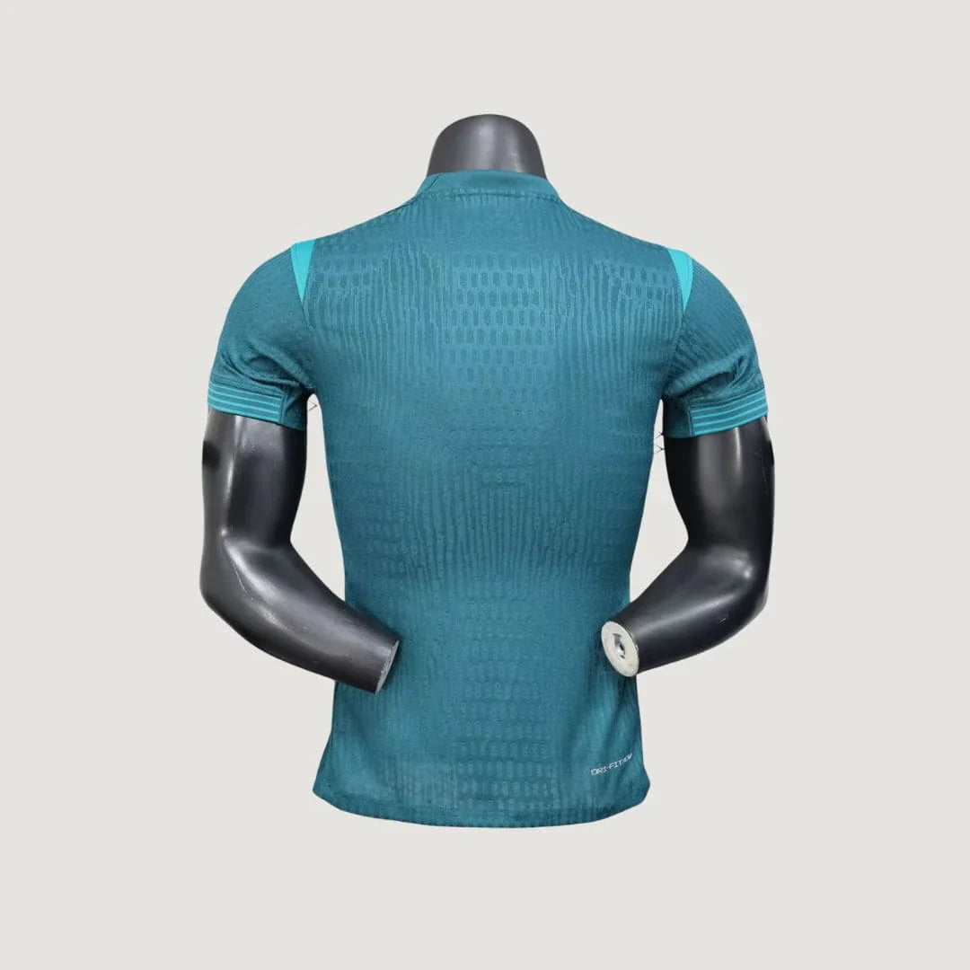 Nigeria – Maillot Extérieur 2025/26 – Bleu Pétrole & Vert Fluo ( Player )