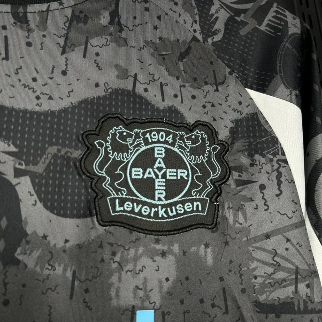 Bayer 04 Leverkusen - Maillot Third 24/25 - Noir, Bleu