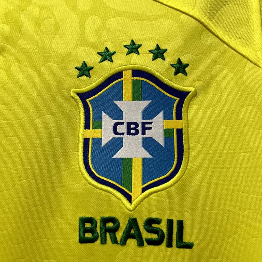 Brésil - Maillot Domicile 23/24 - Jaune,Vert