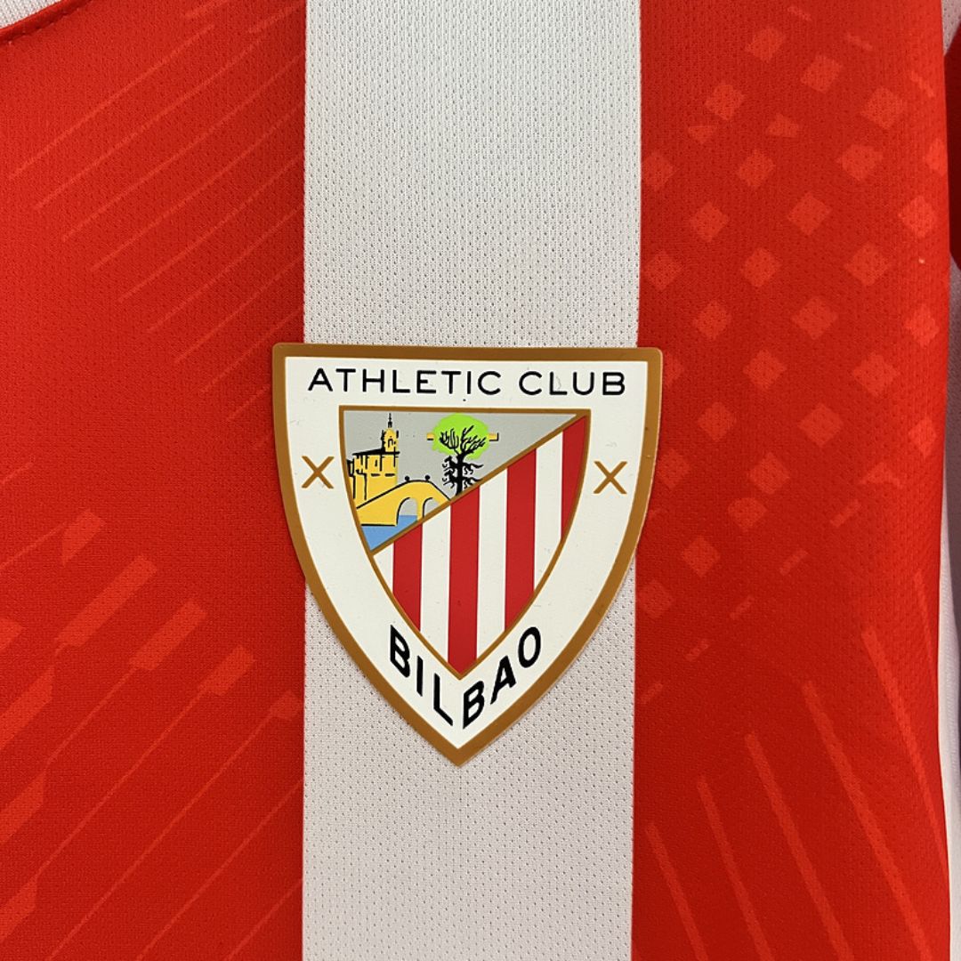 Athletic Bilbao - Maillot Domicile 24/25 - Rouge, Blanc