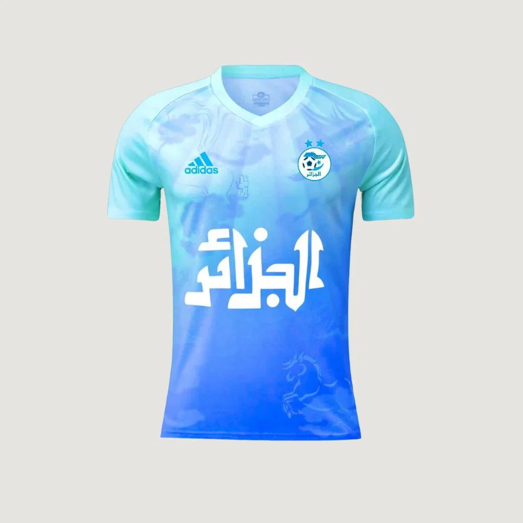 Algérie – Maillot Concept 2025 – Bleu & Cyan