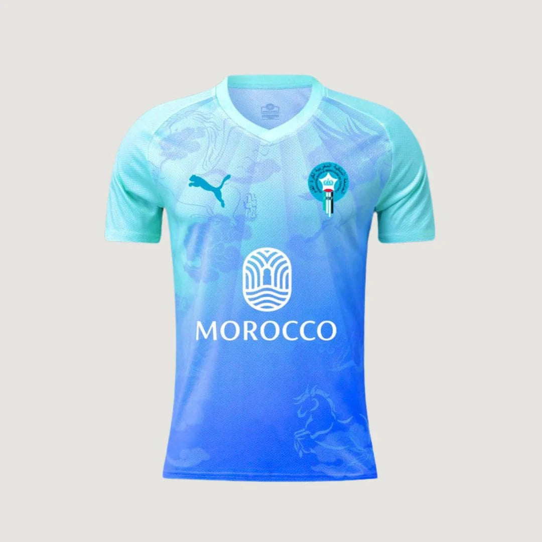 Maroc – Maillot Concept 2025 – Bleu & Cyan