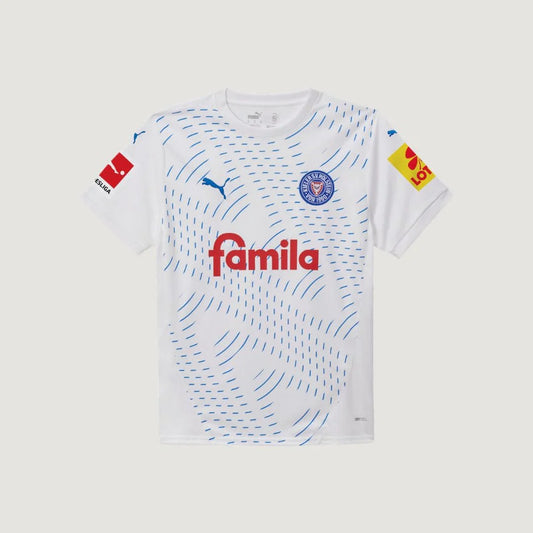 Holstein Kiel - Maillot Extérieur 24-25 - Blanc, Bleu