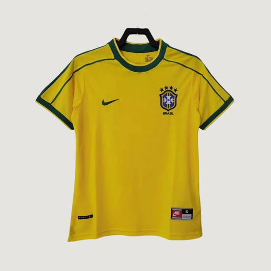 Brésil - Maillot Rétro 1998 - Jaune